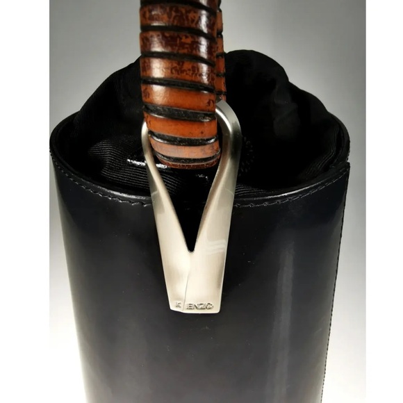 ✅REDUCED‼️ Auth KENZO Black Calfskin Bucket Bag - GORGEOUS! ✨✨ - Picture 7 of 16